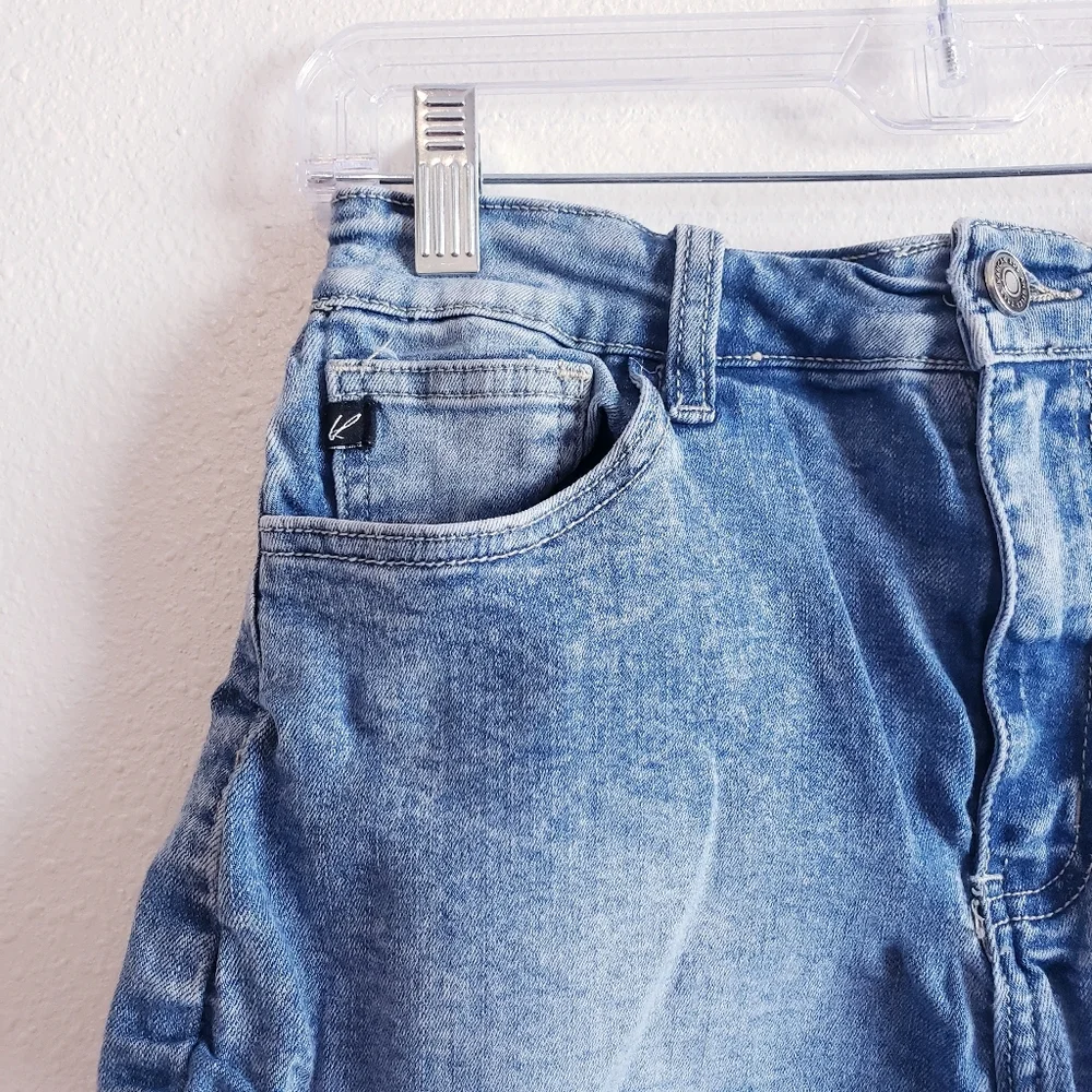 KanCan Distressed Denim Jean Cut Off Shorts